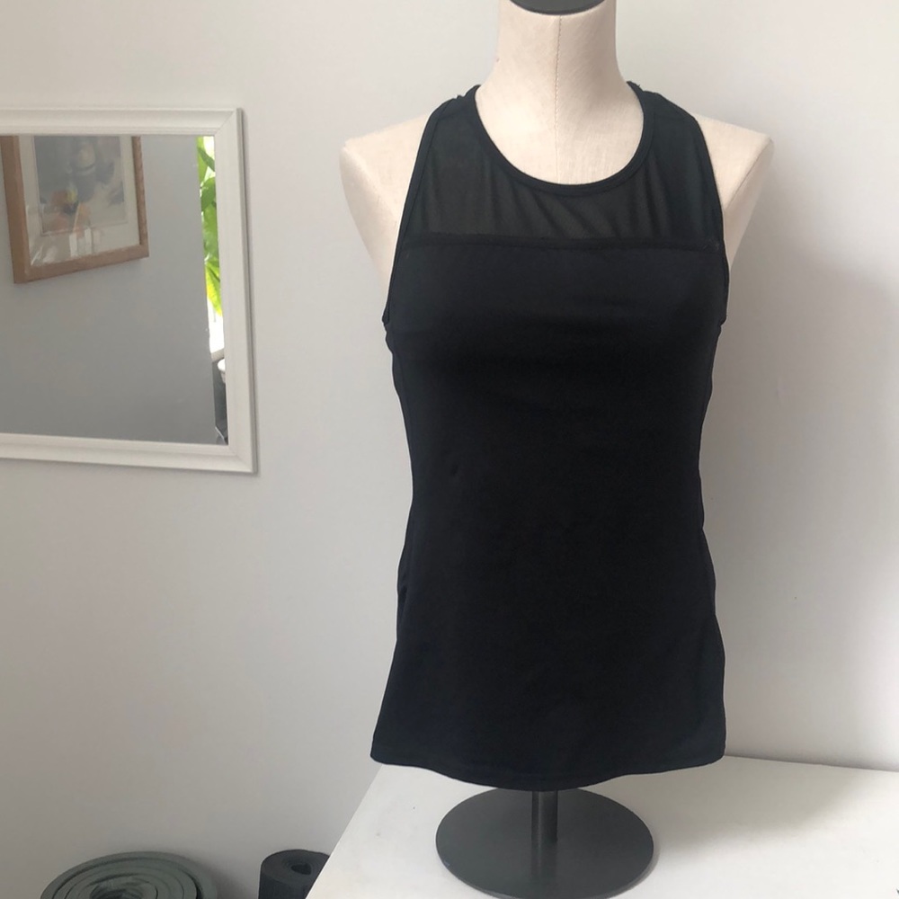 Black Athletic Tank Top